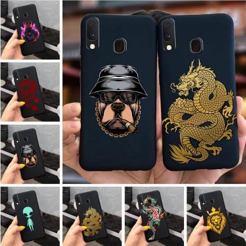 For Samsung A20e Case SM-A202F Luxury Black Back Cover For Samsung Galaxy A20E A 20 e A202F Phone Cases 5.8'' Full Bumper Fundas