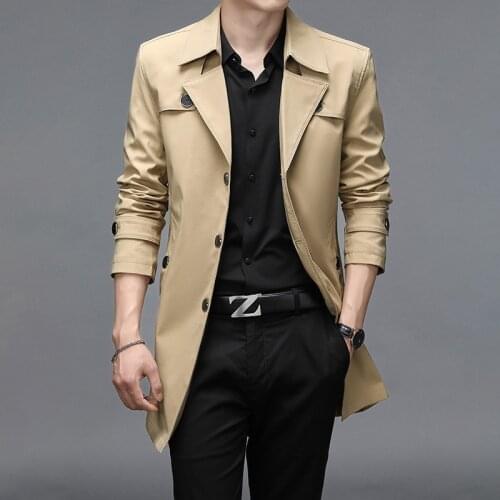 JOOBOX Men's Classic Trench Coats