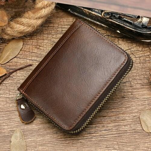 Wallet for Business Leather credit cards Card Holder Bag With Cardholder Male Coin Purse Men Women Wallet Porte Monnaie Femme