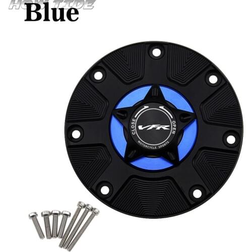 Gas Fuel Tank Cap for HONDA VFR800/X VFR750 VFR1200X/F VFR 800 Motorcycle CNC Quick Release Cover