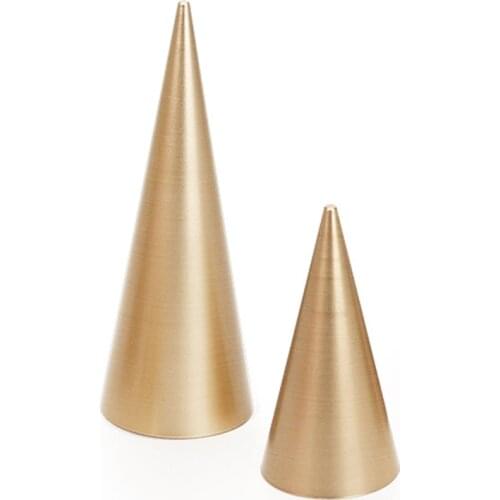 Metal Cone Rings Holder Jewelry Display Stand Organizer Finger Ring Storage Rack