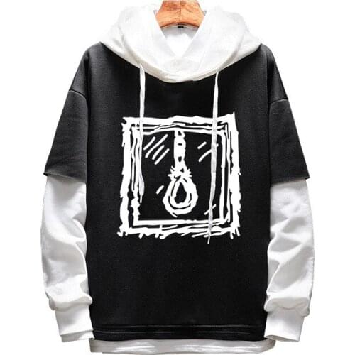 Lil Peep Harajuku Fashion Hooded Sweatshirt Hoodies Coats XXXTentacion Casual Printing Streetwear Hoodie Oversized Pullover