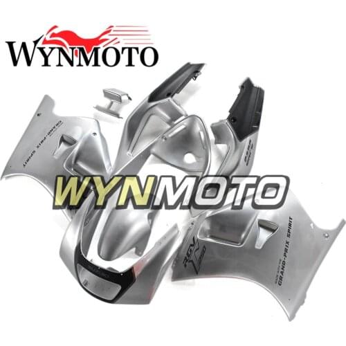Motorcycle Complete Fairings For Suzuki RGV250 VJ22 Year 1990 1991 1992 1993 1994 1995 ABS Plastic Silver Compression Bodywork