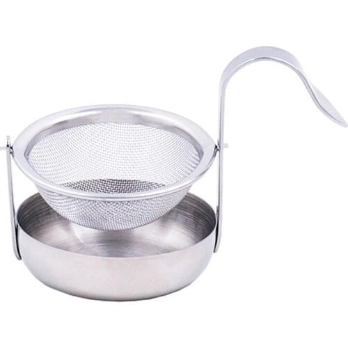 Stainless Steel Rotating Fine Tea Mesh Tea Strainer Tea Infuser With Handle
