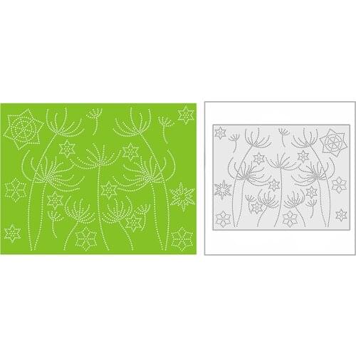 New Spotted Dandelions Template 2020 Metal Cutting Dies for DIY Scrapbooking and Card Making Decorative Embossing Craft No Stamp