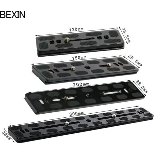 Hot DSLR Camera Tripod Monopods Varius Size Quick Release Plate Tripod Ball Head Arca Swiss 1/4" Inch Screw Camera Accessories