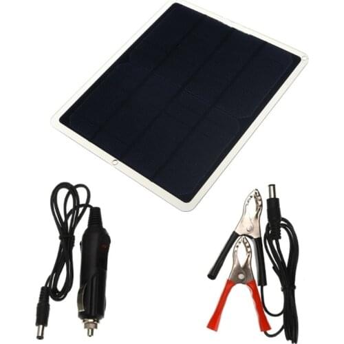 13MA Protable Car Solar Panel Charger Kit Outdoor Emergency Electric Board for Car