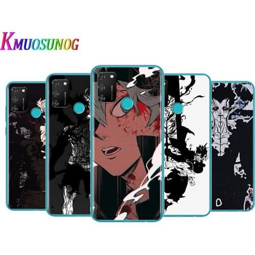 Transparent Cover Anime Black Clover For Honor V30 View 20 V20 30i 30S 30 20S 20E 20i 20 Lite Pro Plus Phone Case