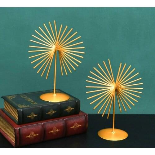 Nordic light luxury abstract wrought iron ornaments, home living room wine cabinet porch TV cabinet decoration furnishings