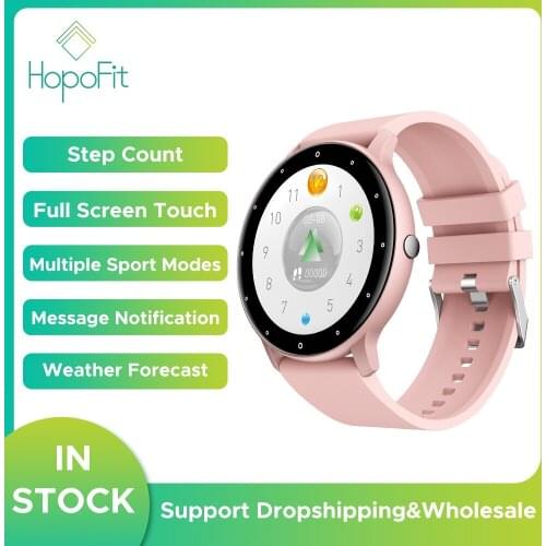 HopoFit ZL02 Smart Watch Men Women Fitness Tracker Waterproof Blood Pressure Smartwatch Full Touch Android IOS for Xiaomi