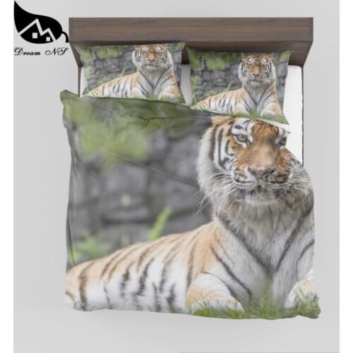 Dream NS Tiger 3D effect prints Comfor Quilt Duvet Polyester cotton home textile products Childrens holiday gift SMY53