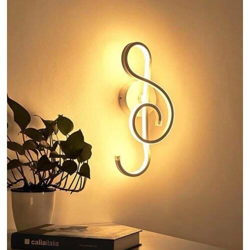 Modern Nordic Iron Pipe Line LED Wall Lamp Bedside Night Light Bedroom Living Room Aisle Sconce Light Fixture Wall Decor Art