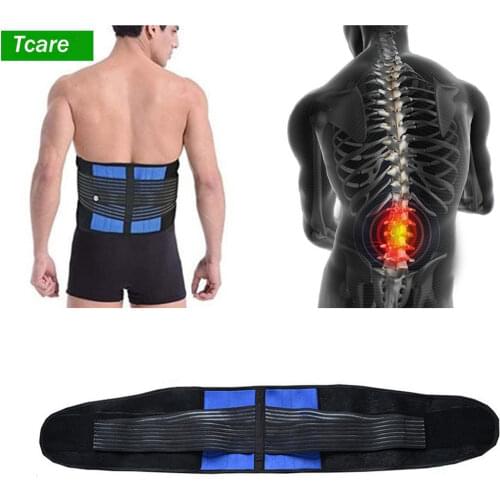 Lumbar Back Brace Support Belt - Lower Back Pain Relief Massage Band for Herniated Disc Sciatica and Scoliosis for Men & Women