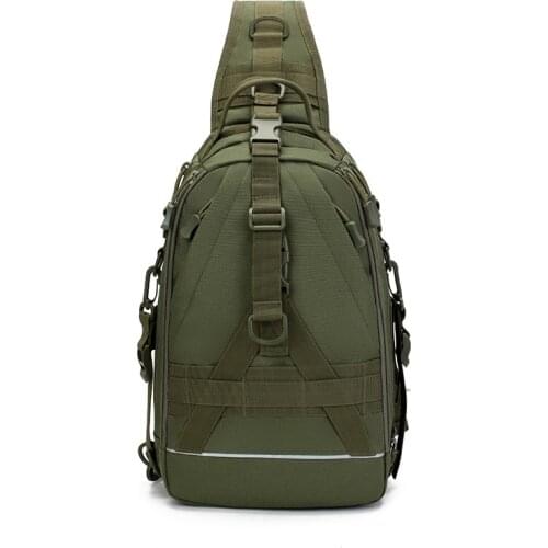 Outdoor Fishing Bag Tactical Chest Bag Large-capacity Waterproof Camouflage Fishing Lure Pack Multifunctional Travel Backpack