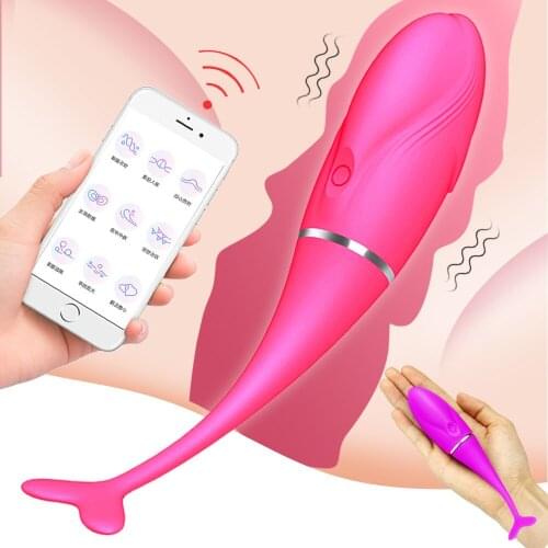 Portable Vibrators for Women G-spot Clitoral Stimulator Vaginal Massage Interactive APP Control Adult Erotic Sex Toy for Female