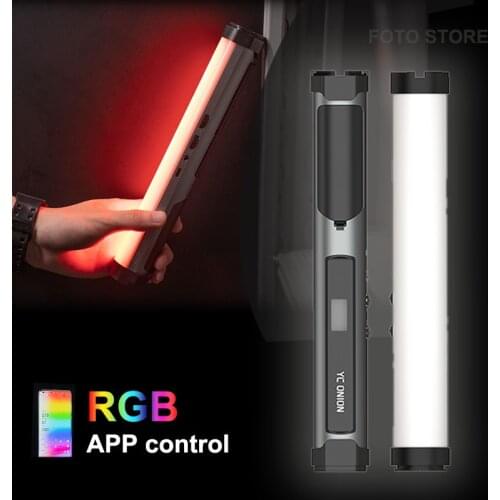 YC Onion Handheld RGB LED Light Tube 8W Photography Light painting Portable Magnetic Fill Light