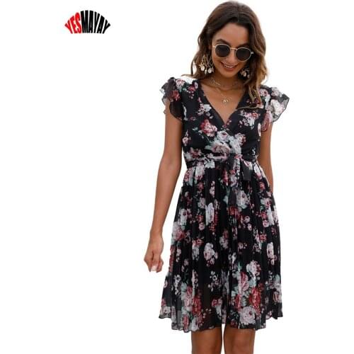 Yesmayay Summer Chiffon Dresses