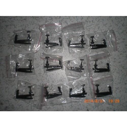 16 PCs Quality Full Black VIOLA Fine tuner for 15" to 16" String adjusters