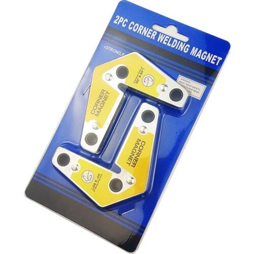 2Pcs/Set Magnetic Holder/Corner Welding Magnets / Internal And External Right Angle Fixator 30 60 90 Angles Magnetic Clamp