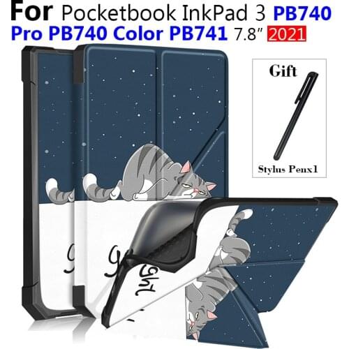 2021 for Pocketbook InkPad 3 PB740 Case,for Pocketbook InkPad 3 Pro PB740 Pocketbook InkPad 3 Color PB741 Magnetic Stand Cover