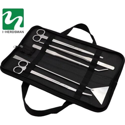 5pcs Aquarium Maintenance Cleaning Tools Kit Tweezers Scissors For Live Plants Grass Stainless Steel Landscaping Set
