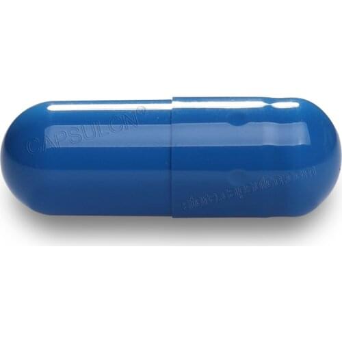 5000 Pieces Size 0 Empty Blue Joined Gelatin Detached Capsules For Manual Filler Machines