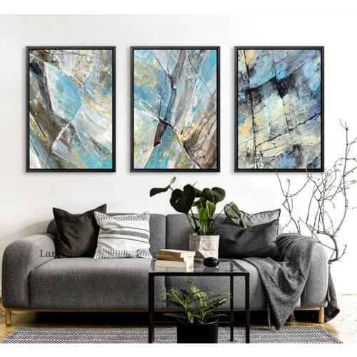 Nordic Modern Style Abstract Poster Light Luxury American Living Room Print Decoration Canvas Painting Sofa Background Wall Art