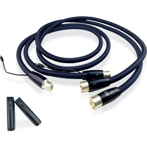 Wild Blue Yonder XLR Balance Audio Speaker Cable Band 72V DBS for Amplifier CD Player