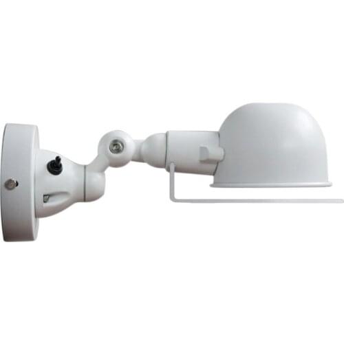 Bedside antique Wrought Iron wall lamp light for Bar balcony indoor wall light abajur adjustable white black chrome wall sconces