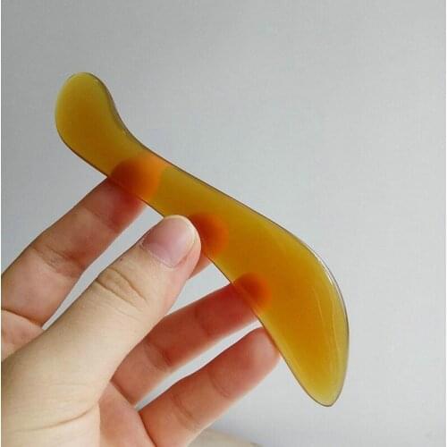 White Buffalo Horn Guasha Board Household Gua Sha Good Shave Eye Dark Bags Thicken S Face Facial Beauty Scraping Massage Ribs