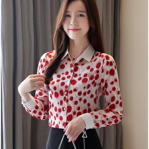 BIBOYAMALL Polka Dot Blouses