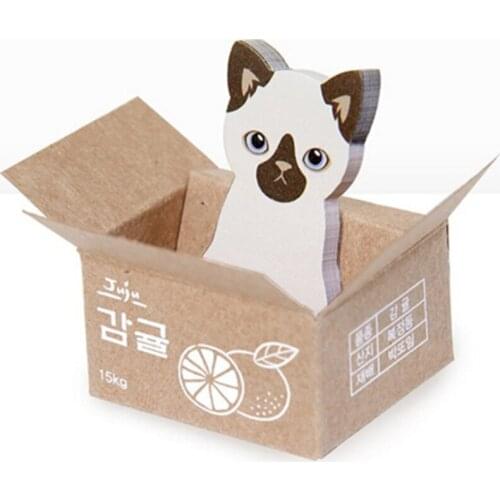 Lovely cat Memo Pads memo stickers Sticky notes writing paper Notepad Kawaii stationery Office papeleria Supplies Notas