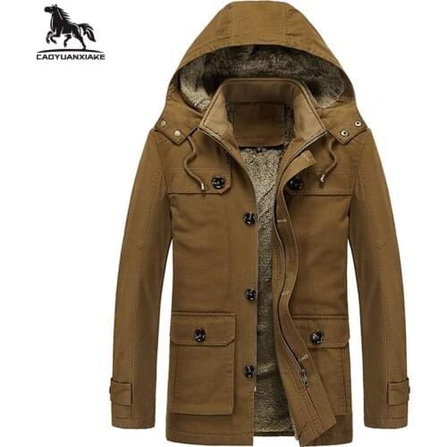 CAOYUANXIAKE Men's Autumn Parkas