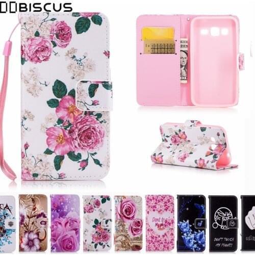 Painting Leather Flip Wallet Soft Case For Samsung Galaxy Core Prime Cases SM G360F G360H G361F G361H DS G361F/DS Phone Cover