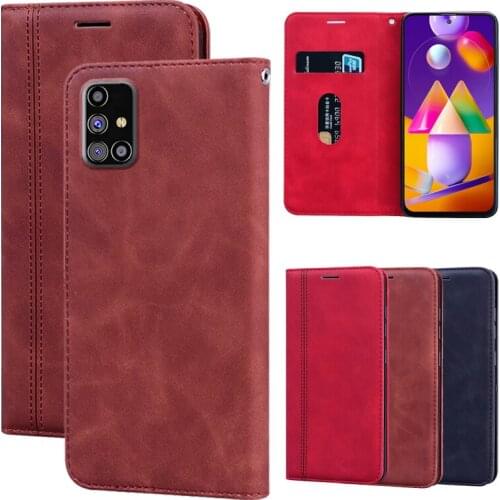 Case For Samsung Galaxy M31s чехол Magnetic Flip Leather Cover Samsung M31s SM-M317F Wallet Case Shell Protective Cover Capa