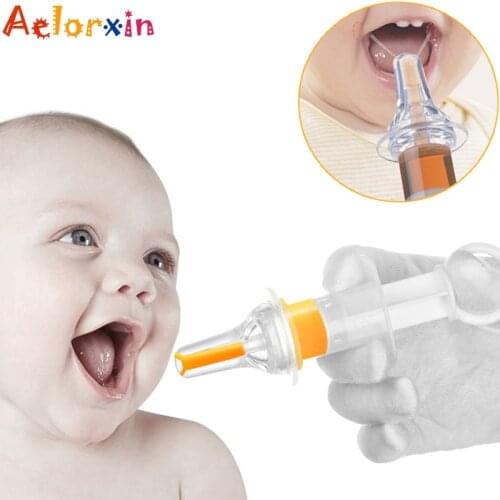 Baby Kids Smart Medicine Dispenser Needle Feeder Squeeze Medicine Dropper Dispenser Pacifier Feeding Utensils