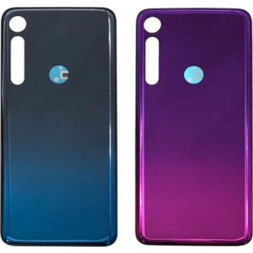 6.2" New For Motorola Moto One Macro XT2016-2 Battery Cover Back Housing Back Door Cover Case Glass High Quality Replacement
