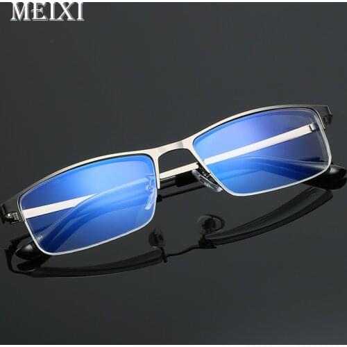 Half Frame Blue film Anti-blue light Nearsighted Glasses Resin Nearsight Woman Men Shortsighted Myopia Eyewear -1. 1.5 2 2.5 3 4