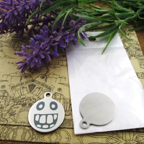 20pcs--"Jack Skellington faces18 "stainless steel charms more style for choosing DIY Charms pendants for necklace