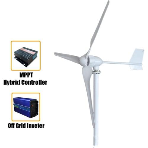 1500w With Off Grid System 24V 48V 96V Wind Turbine Gasoline Portable Generator