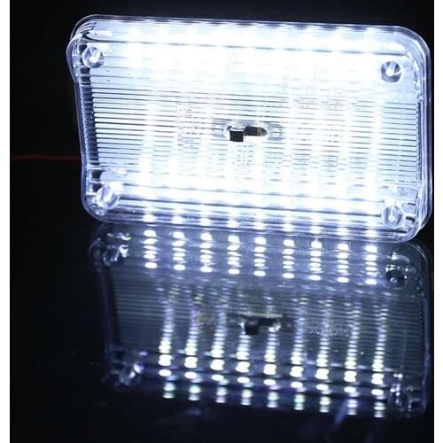 Ceiling Lamp LED Light 115 White 15mm 72 12V for Car 36 SMD Auto Dome Interior Rectangular