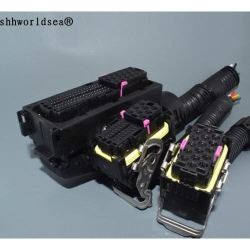 Worldgolden 16 Pin 36 Pin 89 Pin Common Rail ECU Connector Auto PC Board Socket With Wiring Harness Pigtail For 1928404195