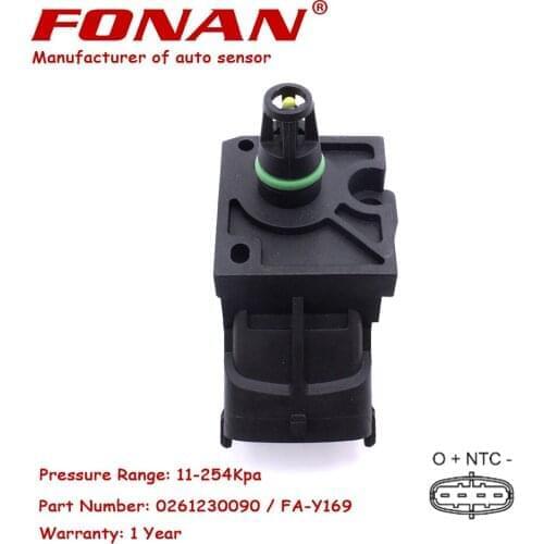 AS347 0261230090 0261230091 Turbocharger Boost MAP Sensor For FORD VOLVO C70 S60 V70 XC90 04-06 Volvo S80 2.5L-L5 6M5Y9F479AA