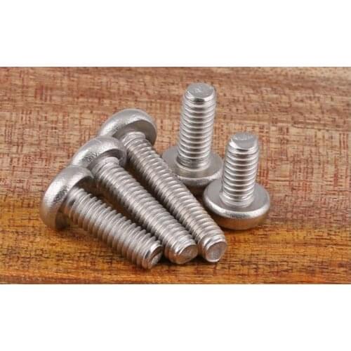 10/50pcs M1.6 M2 M2.5 M3 M4 M5 M6 304 Stainless Steel GB2672 Torx Pan Head Screw Six-Lobe Round Head Machine Screws