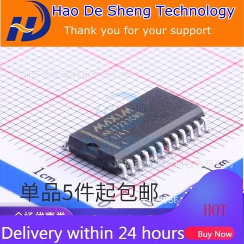 10PCS/LOT MAX7221 MAX7221CWG MAX7221EWG SOP-24 New Original In Stock