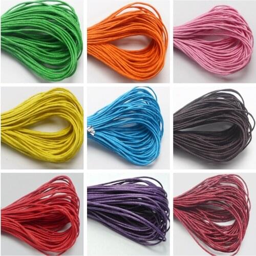 100 Meters Waxed Cotton Beading Cord Thread Line 1mm Jewelry Making String