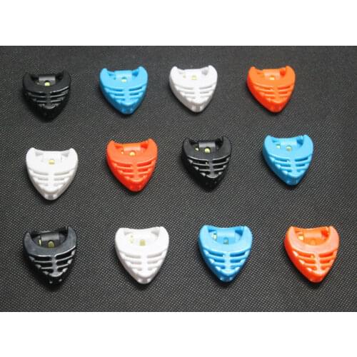 200pcs Heart Shaped Guitar Pick Holder Case Storage Box Container