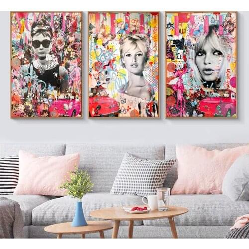 5D DIY Diamond Painting Graffiti Art Portraits of Famous People Diamond Embroidery Sale Cross Stitch Mosaic Home Decorative