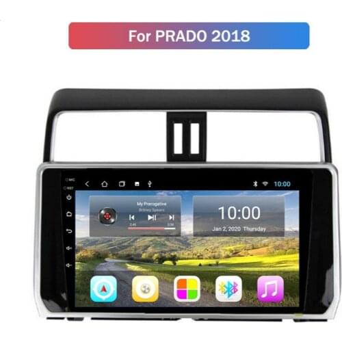 Android 10.0 Quard Core 2G+32G WIFI HD 1024*600 Car GPS Nagavition For TOYOTA PRADO/LC150/PRADO 150 2018- Car Radio With Screen