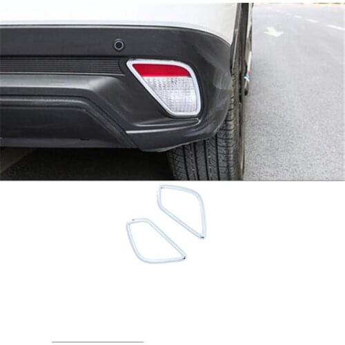 Car-covers ABS Chrome Front+Rear Fog light Lamp Cover Trim for Mitsubishi Eclipse Cross 2018-2021 Car styling